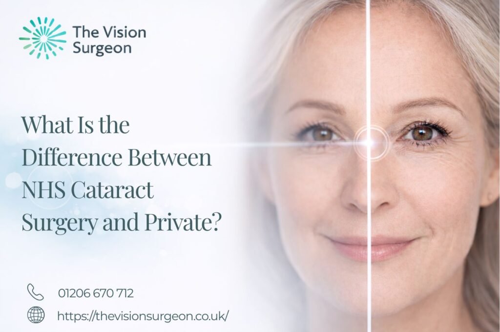 What Is the Difference Between NHS Cataract Surgery and Private The Vision Surgeon - Blog Card