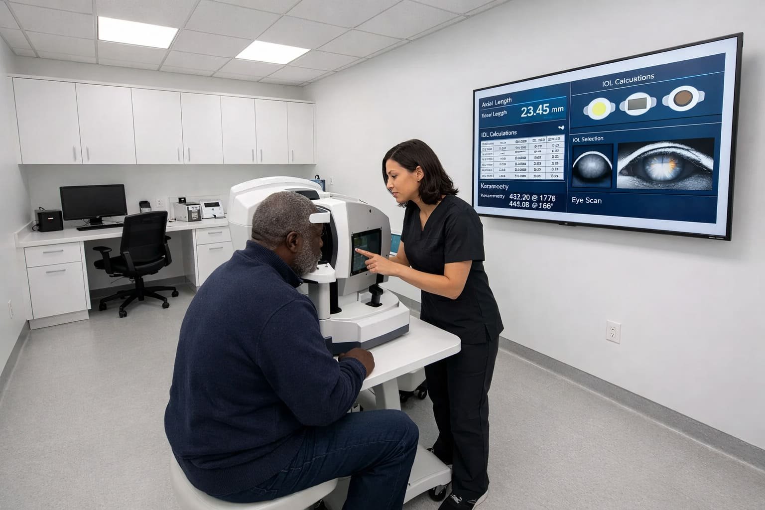 Cataract Biometry Imaging - Illustrative Image