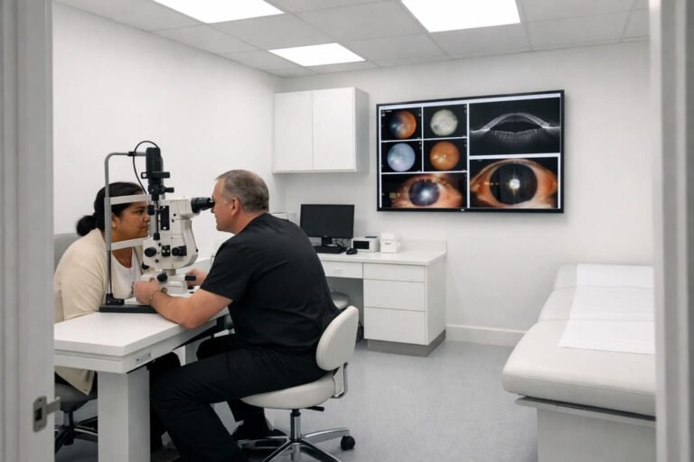 Cataract Consultation Examination - illustrative Image