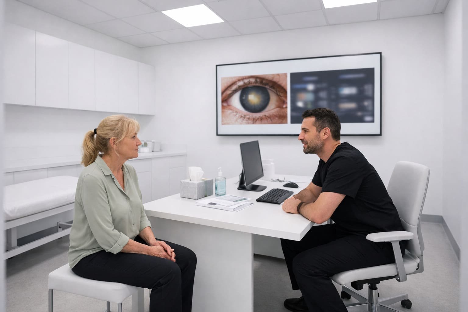 Cataract Scan Review Consultation - Illustrative Image