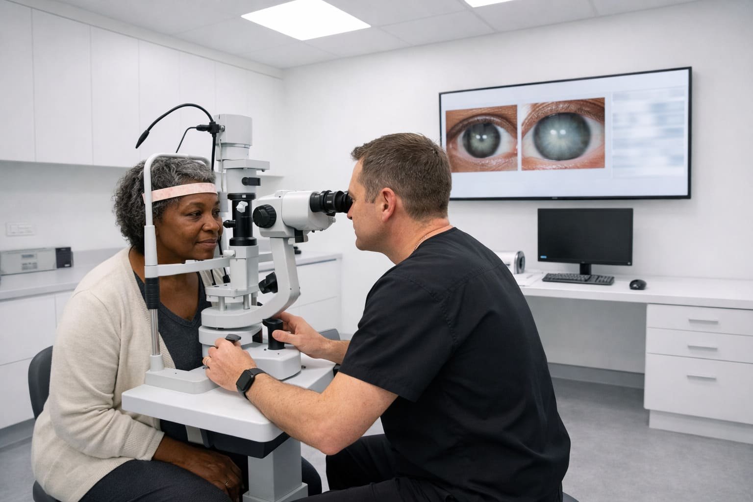 Cataract Slit Lamp Examination - Illustrative Image