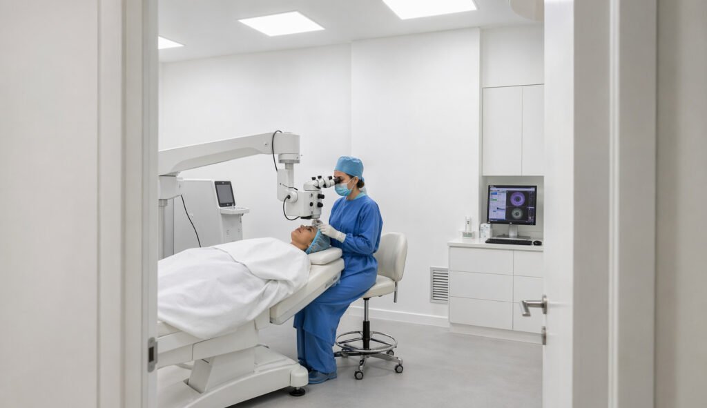 Implantable Collamer Lens Treatment Room Setup - Illustrative Image