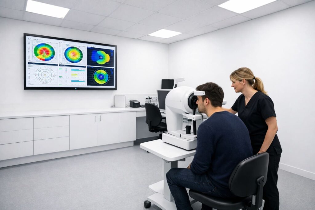 Laser Eye Surgery Topography Imaging - Illustrative Image