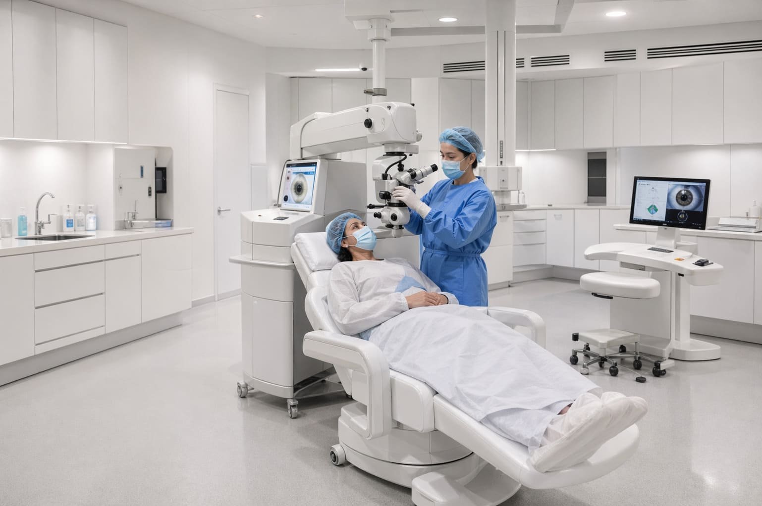 Lens Replacement Surgery Suite Overview – illustrative Image