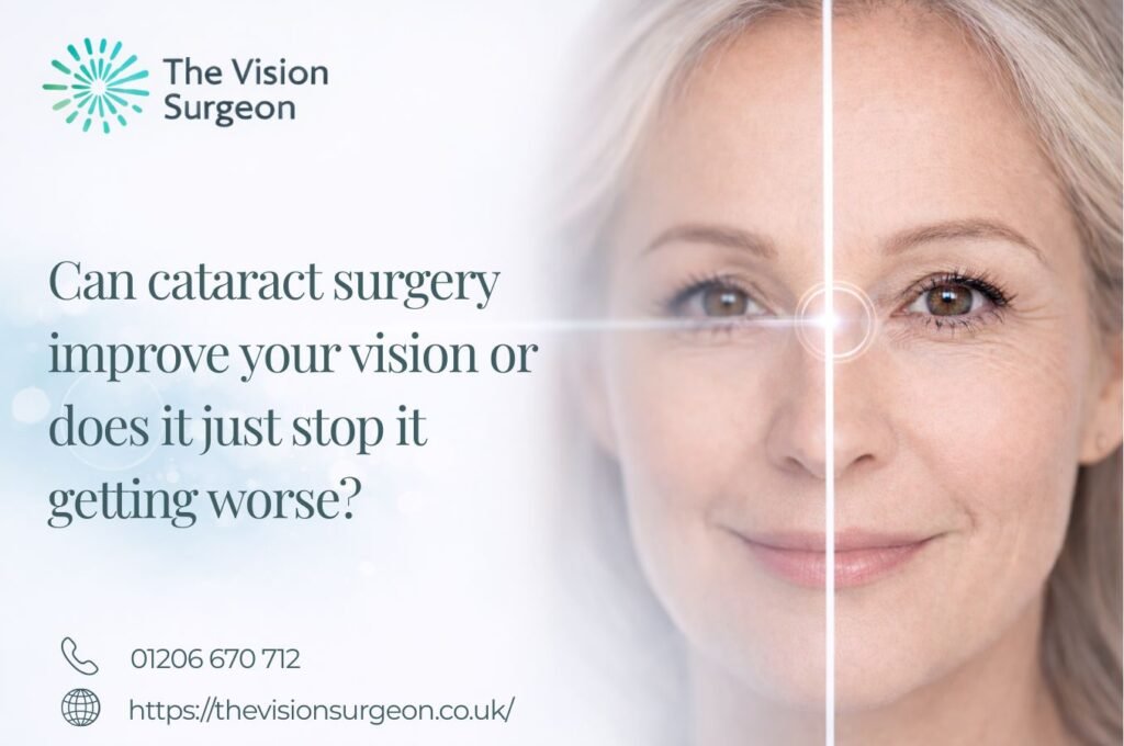 Can cataract surgery improve your vision or does it just stop it getting worse The Vision Surgeon