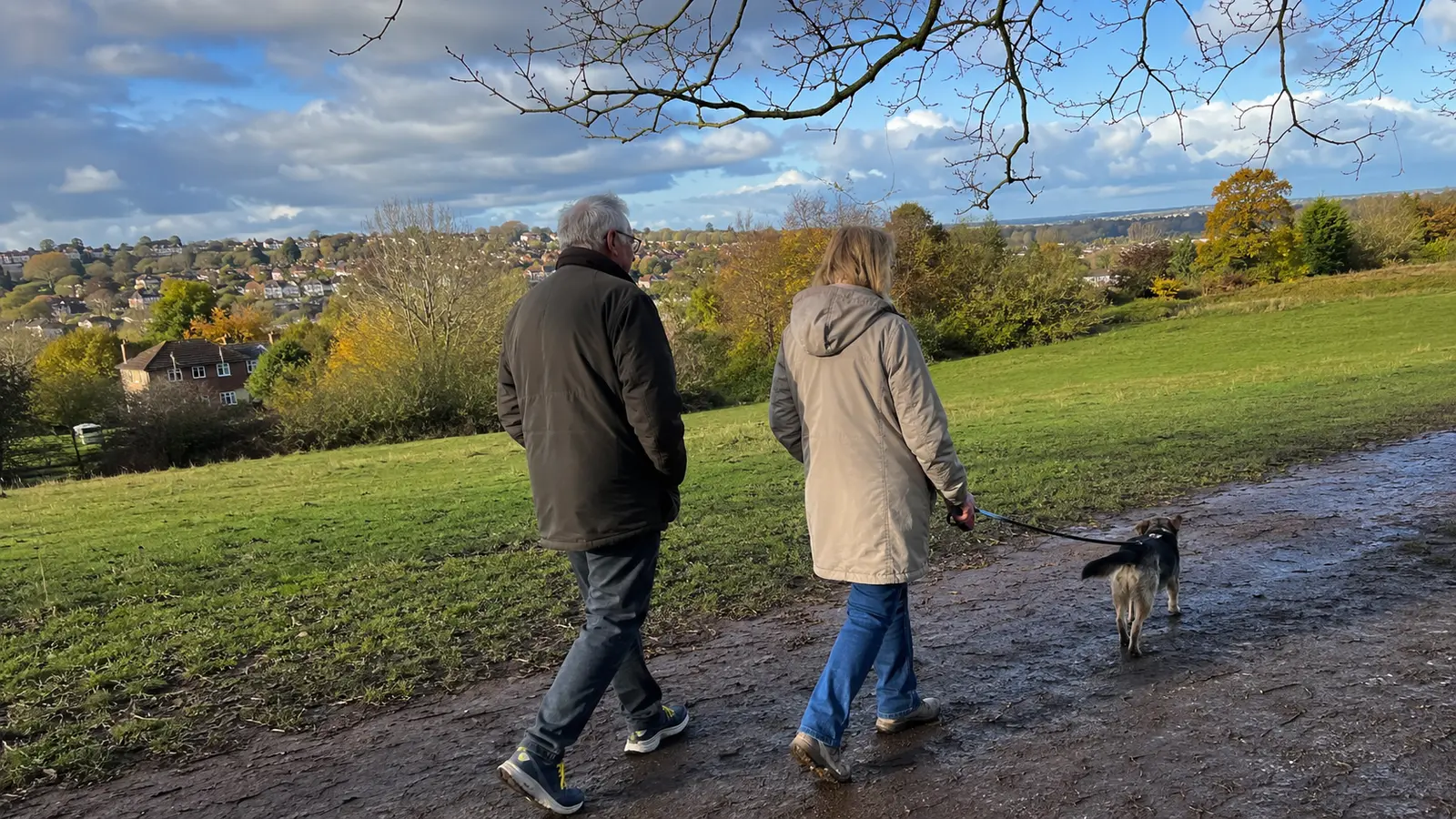 walking outdoors after cataract surgery - Illustrative Image