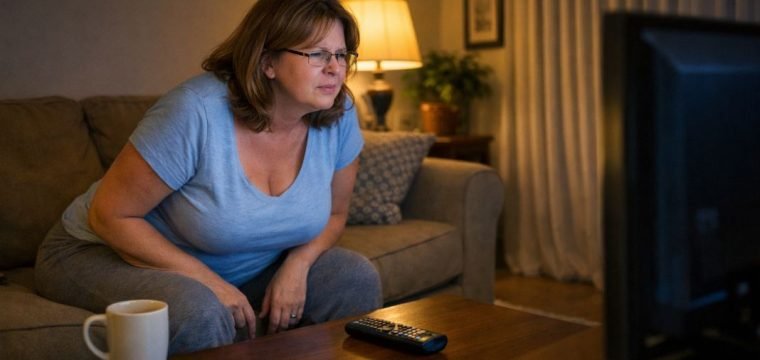 An illustrative image of a person struggling to see the screen clearly