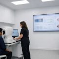 Cataract Biometry Imaging with Lens Calc Set Up - Illustrative Image