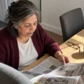 Cataract recovery reading at home Illustrative Image
