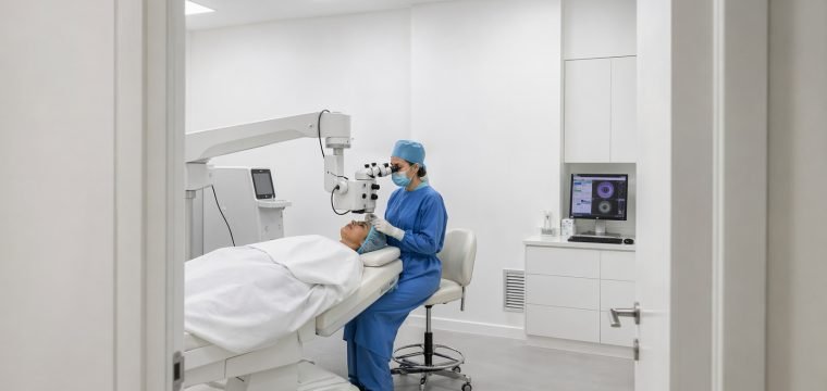 Implantable Collamer Lens Treatment Room Setup - Illustrative Image