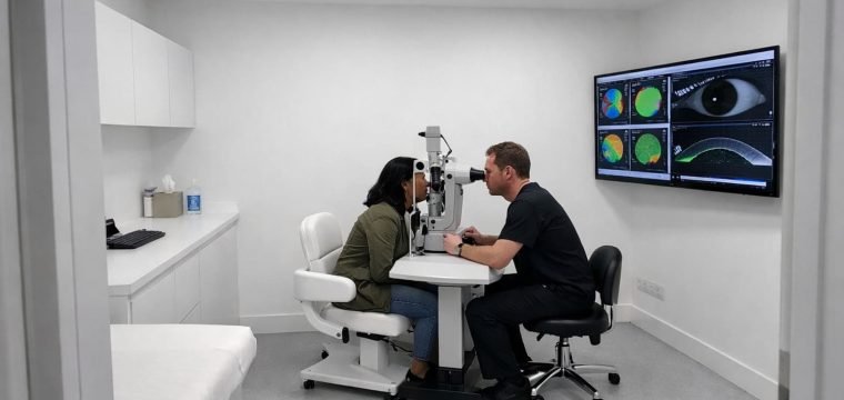 Laser Eye Surgery Consultation Examination - Illustrative Image