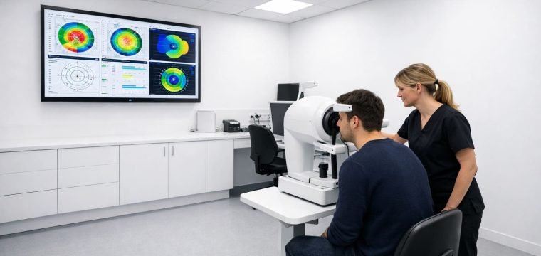 Laser Eye Surgery Topography Imaging - Illustrative Image