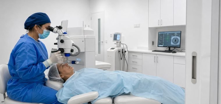 Lens Replacement Clinical Preparation - Illustrative Image