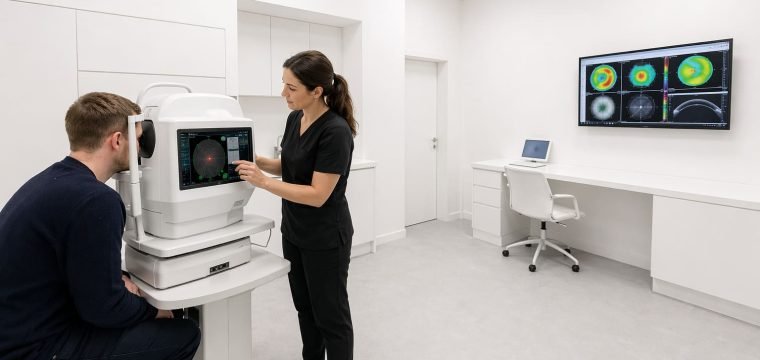TransPRK Corneal Mapping Session - illustrative Image