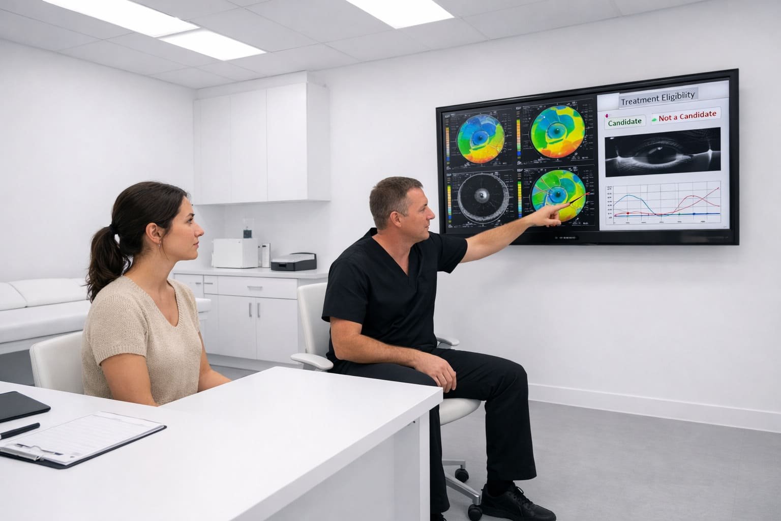 Laser Eye Surgery Scan Review Consultation – Illustrative Image