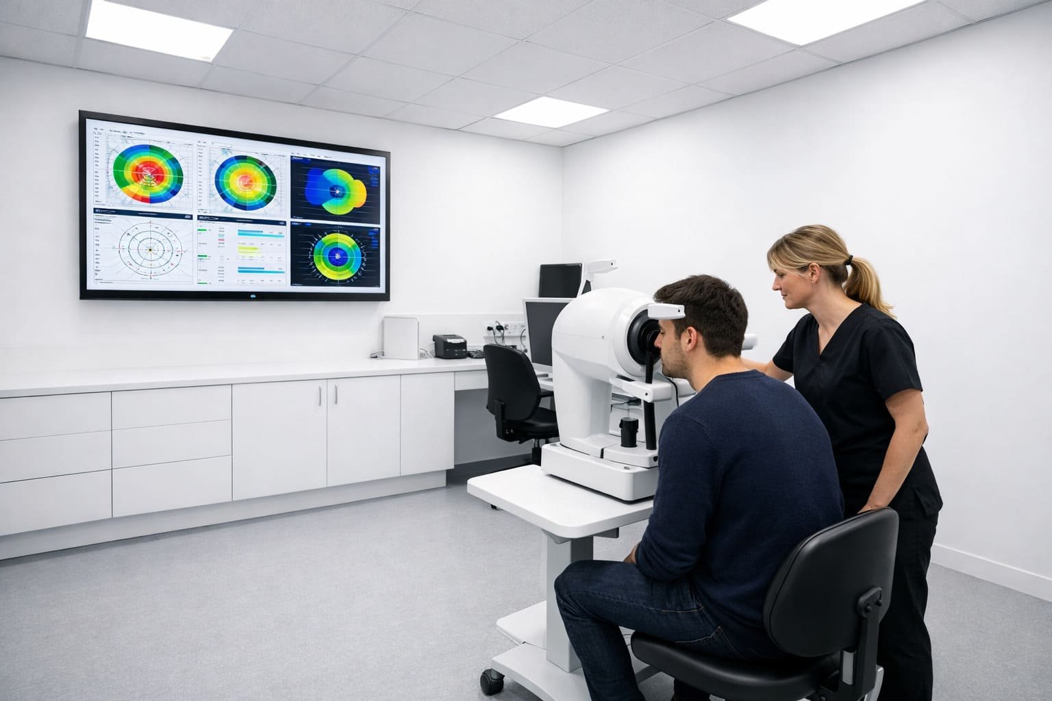 Laser Eye Surgery Topography Imaging – Illustrative Image