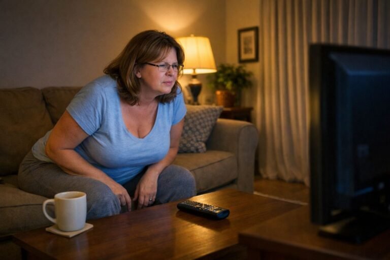 An illustrative image of a person struggling to see the screen clearly